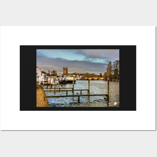 Henley on Thames Riverside in Oxfordshire Wall Art by IanWL